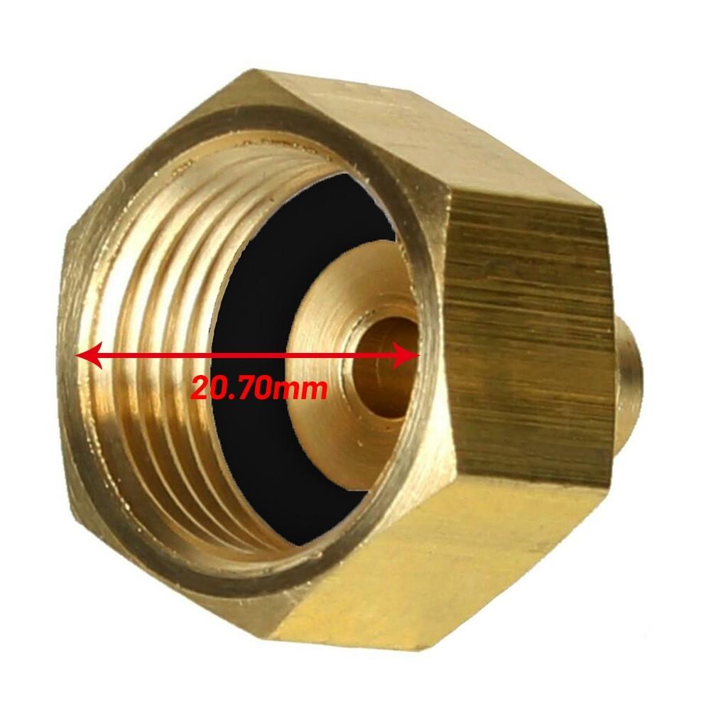1 X Адаптер для бутылки на резьбе 1/4 SAE Адаптер для кондиционера/холодильника/8 на 1/4 дюйма SAE