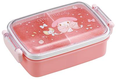 Обед в мягкой одноярусной коробке Sanrio My Melody Big Children's Box, 450 мл, крышка-купол, ярус, Япония, лента, для девочек, RBF3ANAG-A