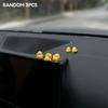 Cute Mini Chickens Car Dashboard Accessories Fun Chicks Car Rearview Mirror Decor Interior Ornaments Fairy Garden Home Car Gifts