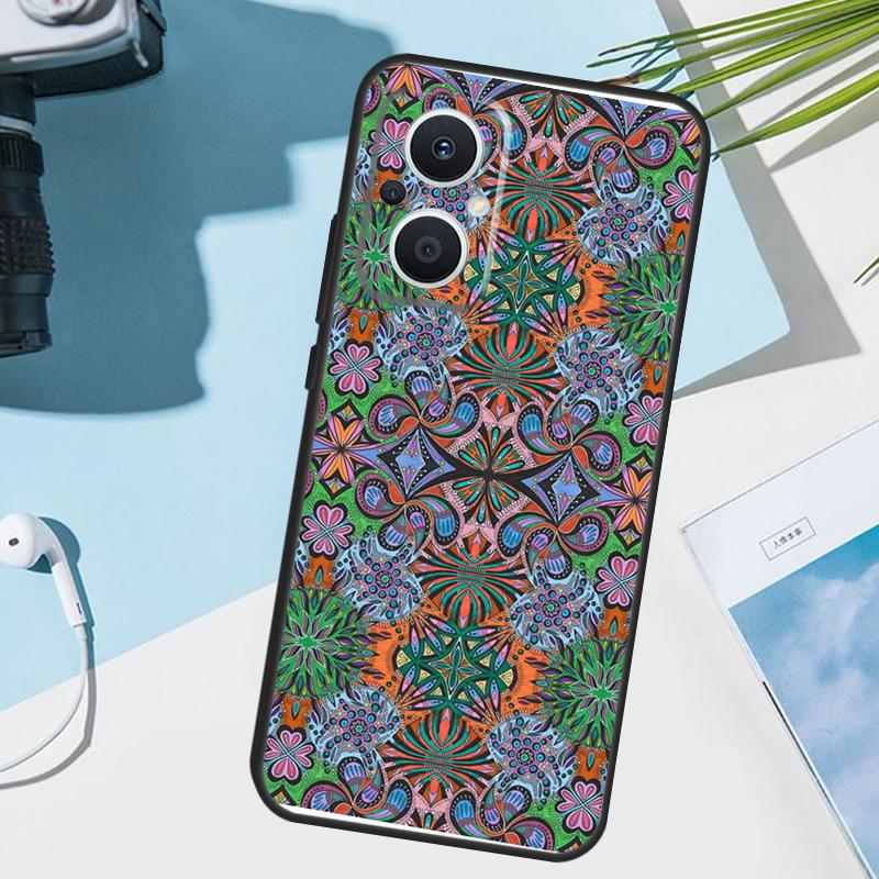 Чехол в богемном стиле для OPPO Reno 14F 13F 12F 11F 8T 7 8 Lite 10 11 12 13 14 OPPO Find X9 X8 X5 X6 Pro