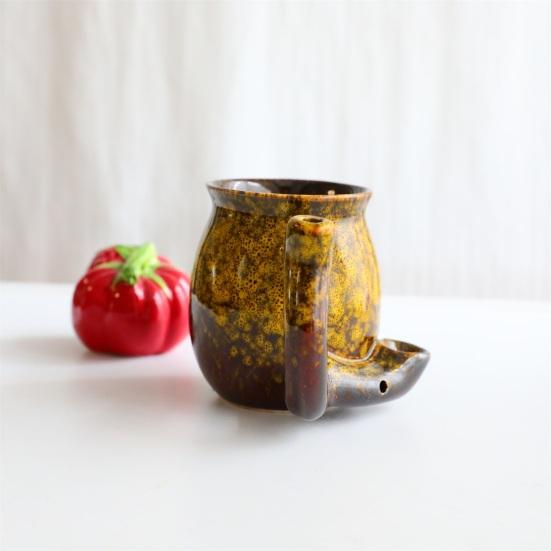 Керамическая кружка с уникальной глазурью Yousheng, чашка в форме кофейника Wake and Bake с эргономичной ручкой, оригинальные подарки для любителей кофе, пекарей