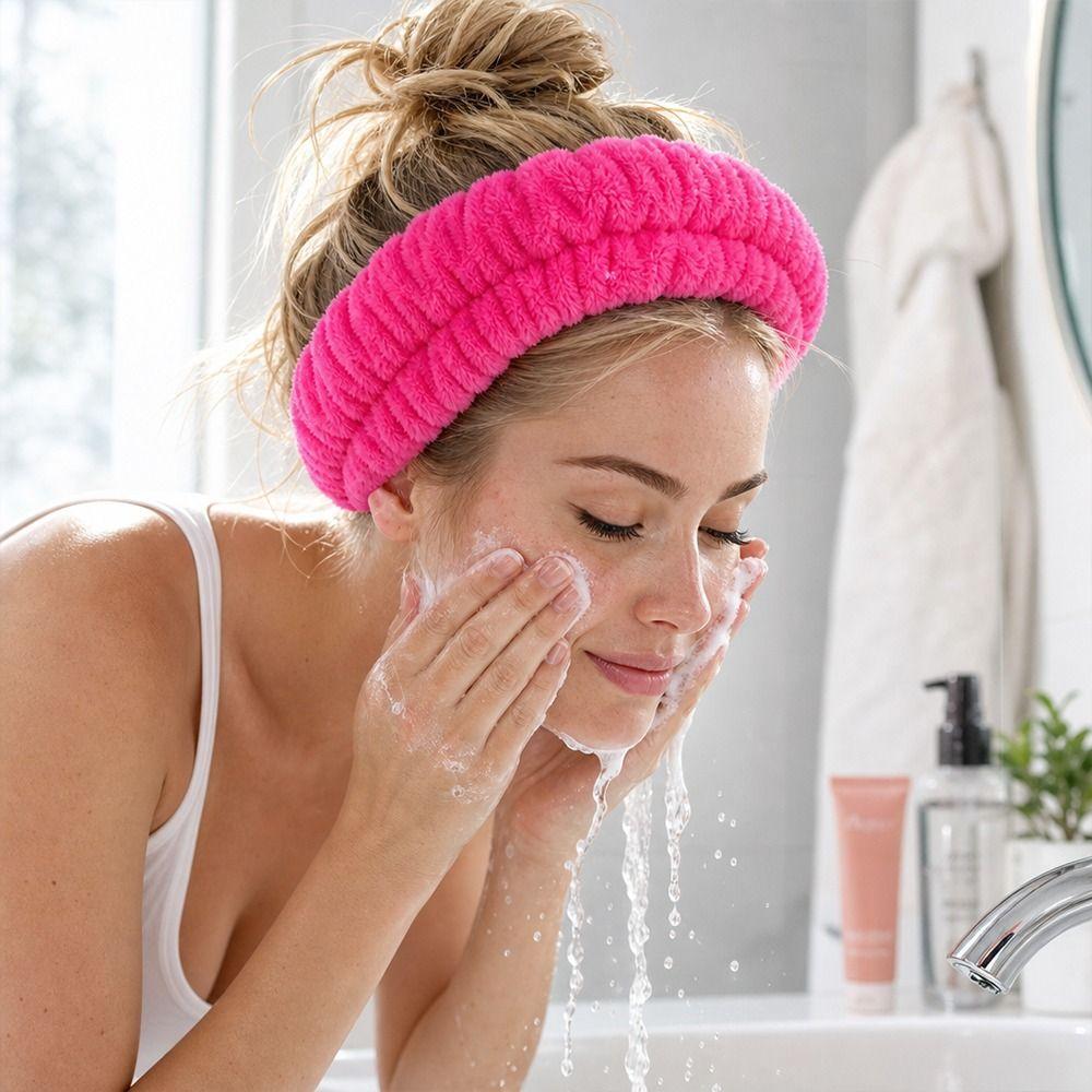 Coral Fleece Women Headbands Wide Hair Accessory Fashion Accessory Hair Hoop Face Washing