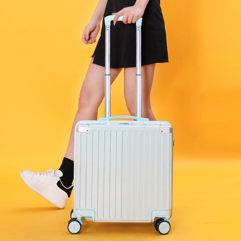 Легкий мини-чемодан на колесиках с кодовым замком, 18-20 дюймов - Идеально подходит для студентов и детей.