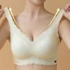 Нижнее белье женское с полной чашкой, облегающее, регулируемое, большого размера, бесшовное, пуш-ап, бюстгальтер