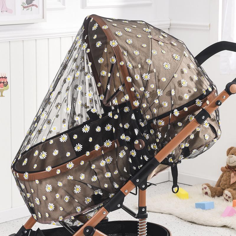 Baby Cart Sunshade Mosquito Net Universal Pram Net Buggys Insect Fly Net Protection Cover for Stroller Pushchair