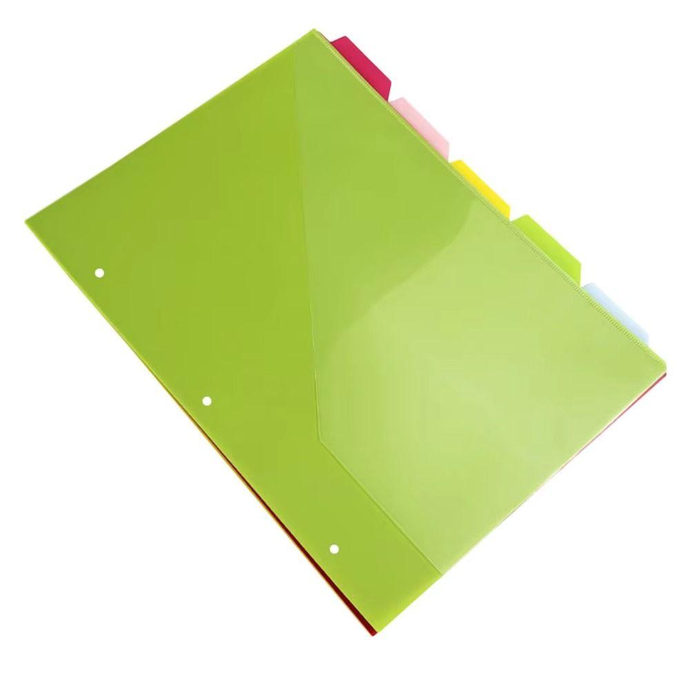 5 шт. Цветные этикетки Индексные страницы Папки Разделители для папок Карманы для извлечения документов