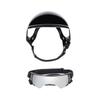 Comfortable Dog Sports Helmet Goggles Set with Shock Absorption Easy to Wear Design for Pet Outdoor Mountain Climbing
