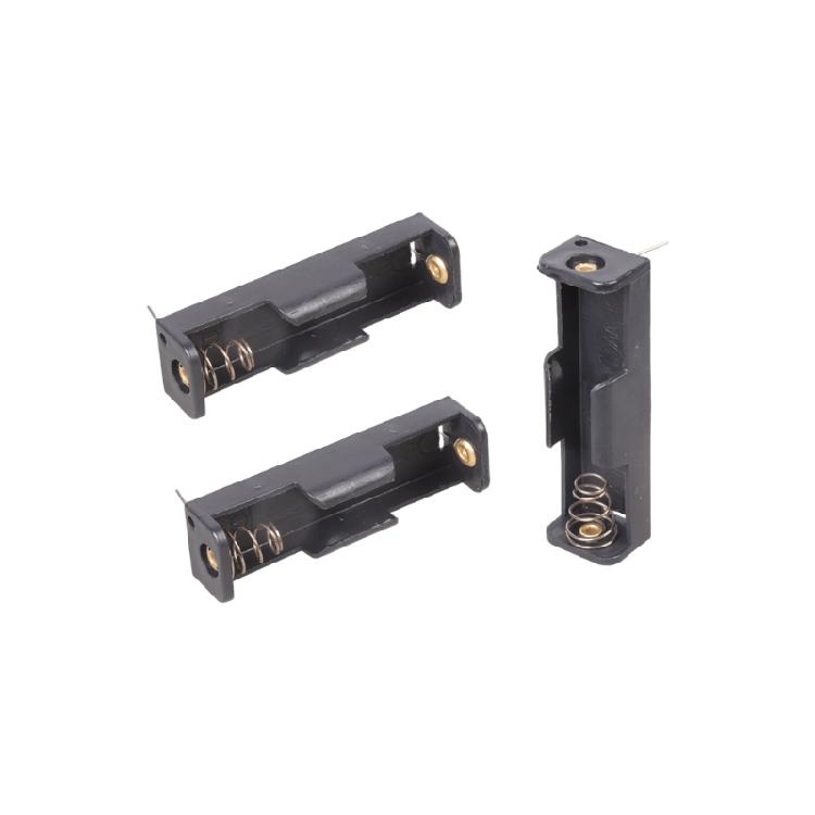 Heavy Duty 2A Battery Holder With Solderable Contacts Plastic Metal Hybrids Construction For Prolonged Use