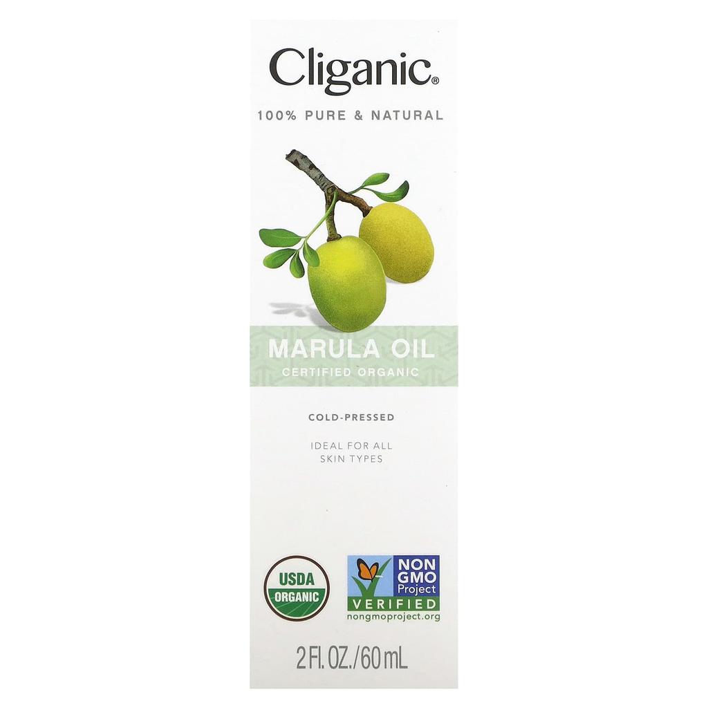 Cliganic 100% Pure & Natural, Marula Oil, 60ml (2fl Oz)