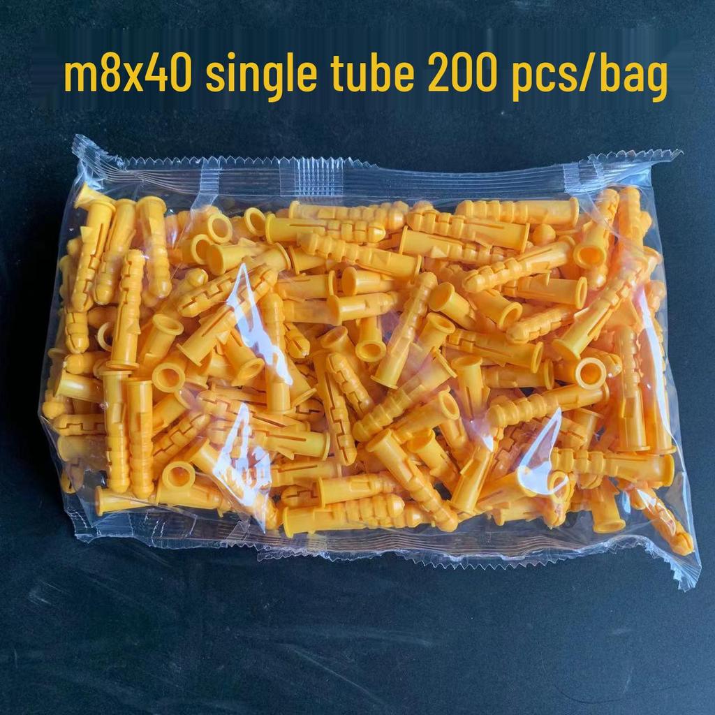 Пластиковые распорные дюбели M6 и настенные пробки для саморезов (6 мм и 8 мм)