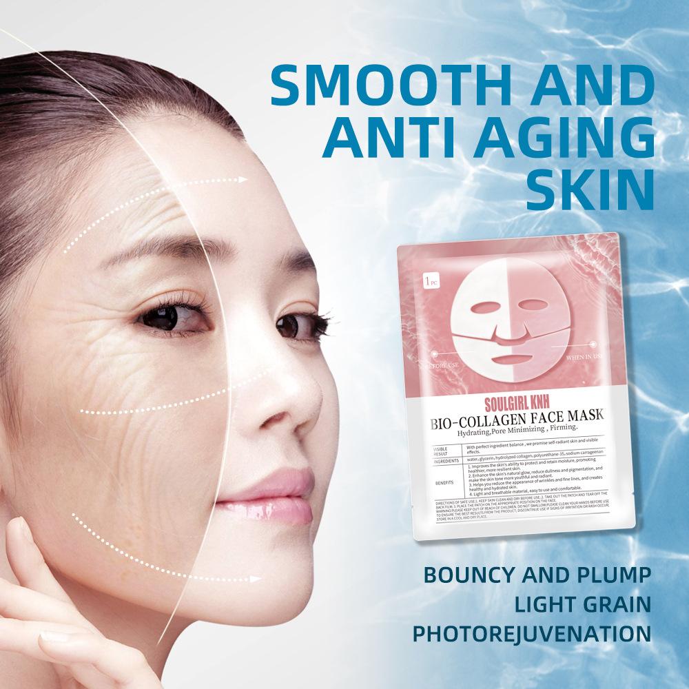 Collagen Filling Mask Crystal Collagen Absorbable Hydrating Instant Mask White Transparent