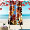 Autumn Forest with Blue Sky A must-have beach towel for beach travel