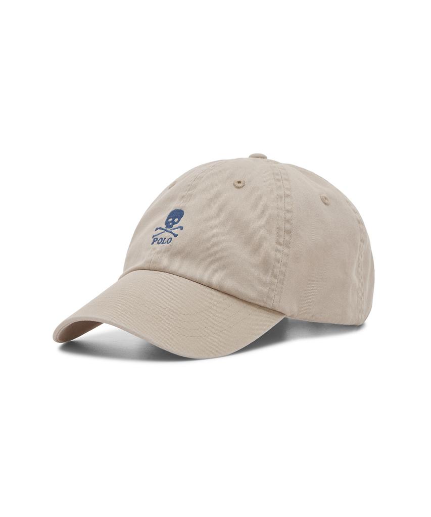 POLO RALPH LAUREN Бейсболка-чинос с принтом черепа - Бежевый