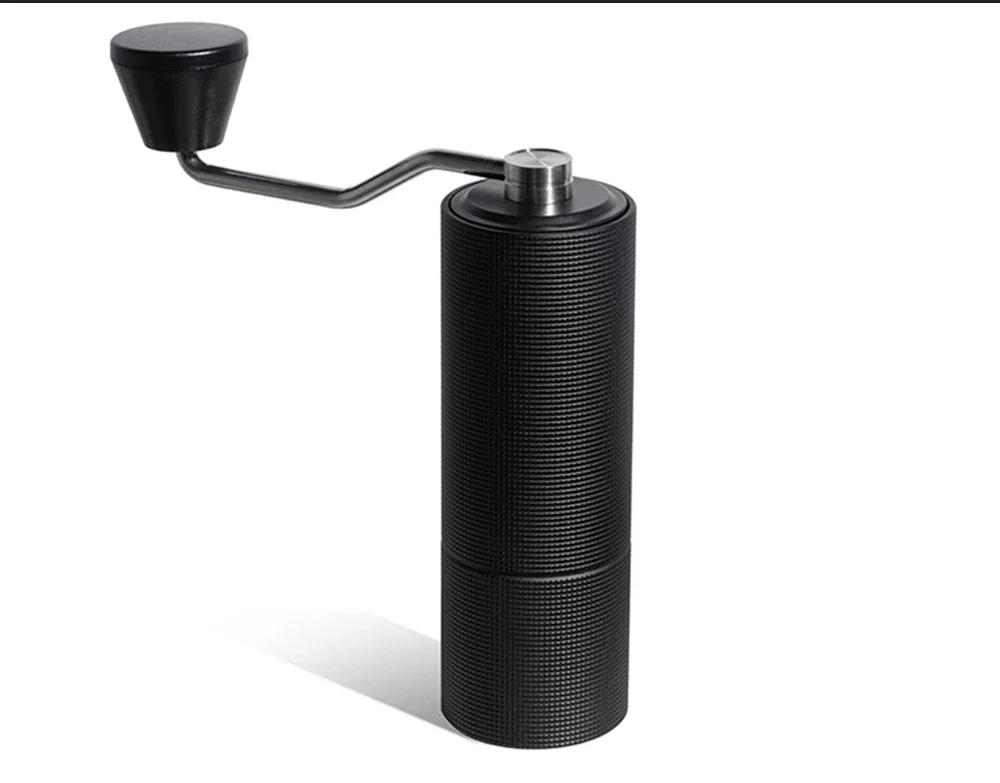 Manual Coffee GrinderS 2C Burr Inside Portable Hand Grinder With Double Bearing Positioning Hand Adjustable
