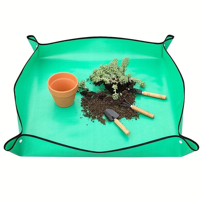 Waterproof Repotting Mat w/ Handles, Indoor/Outdoor Portable Gardening Mat for Plants, Easy Clean.