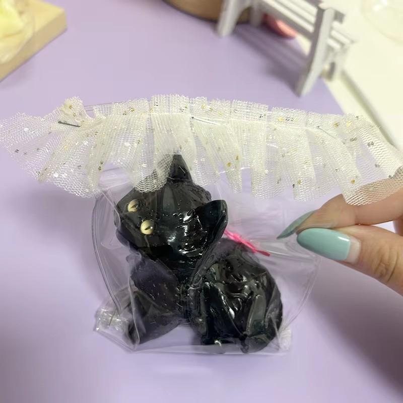 Мультяшный Кавайный Мягкий Плюшевый Животный Кролик Кошка Медленно Отскакивающая Игрушка-Сквиш для Пальцев Девочка Сквиши Подарок на День Рождения Персидская Кошка Детский Питомец