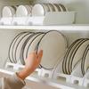 1 упаковка пластиковая стойка для шкафа, стойка для хранения тарелок и блюд, стойка для мисок и чашек, многофункциональная стойка для хранения, стойка для кухонной утвари