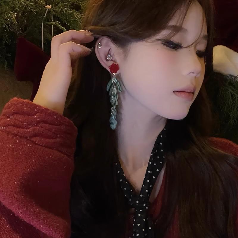 Вайб острой девчонки: 2025 Милые и Крутые Нишевые Серьги-кисточки - Шикарный и Стройнящий Длинный Дизайн