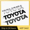 Колпаки на колеса 3D наклейки с эмблемой Для Toyota передний и задний логотип автомобиля GT86 модификация RAV4 Corolla Camry Prado Crown REIZ CHR