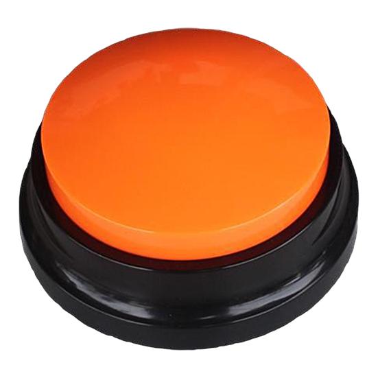 Портативная звуковая кнопка, износостойкий прочный диктофон для собак, говорящая игрушка