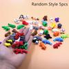 5/10Pcs Random 3D Printed Cute Small Creative Animal Figures Figurines Kids Birthday Party Gifts For Boys Girls