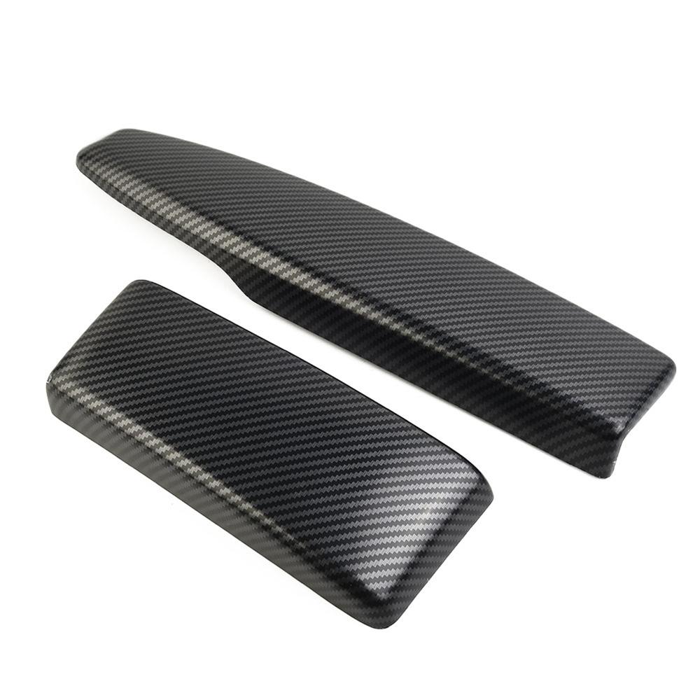 2pcs Car Center Armrest Box Panel Cover For Mercedes Benz E Class W212 2010-2013
