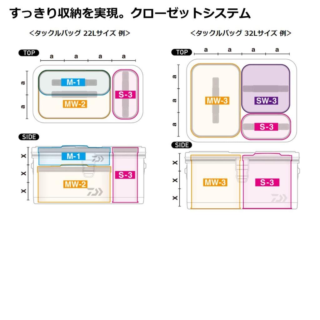 Daiwa Системная сумка для инструментов MW-3(К)BK