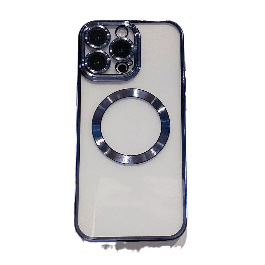 Применимо к iPhone16 гальванизированный магнитный чехол для телефона Creative Apple 15 Promax Soft Shell Full Cover 14 Защитный чехол 13