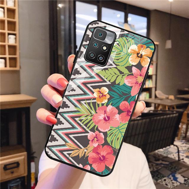 Чехол Redmi 9 для Xiaomi Redmi 10, чехол из закаленного стекла Redmi 9a 9c Nfc 8a 8 7a 6a Note 8 9 10 Pro, чехол с рисунком на спине