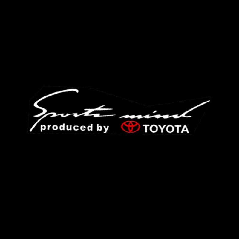 1Pcs Sport Design Car Front Head Light Eyebrow 3D Sticker Emblem For Toyota TRD Camry RAV4 MGHJCF Land Corolla Levin Yaris Aygo Hilux