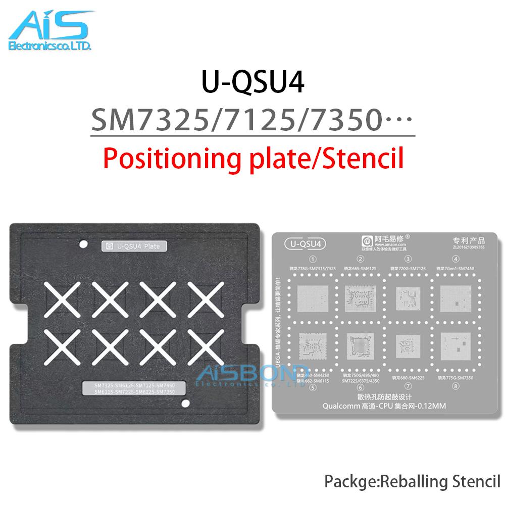 BGA Reballing Stencil Template Station CPU SM7315 SM7325 SM6125 SM7125 SM7450 SM4250 SM6115 SM7225 SM6375 SM4350 SM6225 SM7350
