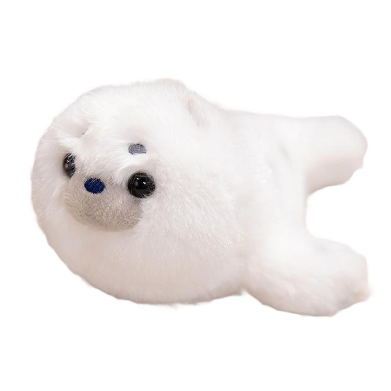 Kawaii Sea Family Plush Toys Soft Fluffy Seal Doll Cute Shark Desktop Pets Plushie Walrus Office Companion Lovely Children Gift