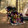 Personalized Custom Name Blanket - Prince Purple Rain Print Design,Blanket for Sofa,Bed,Travel,Camping - Soft and Warm, Great Gift