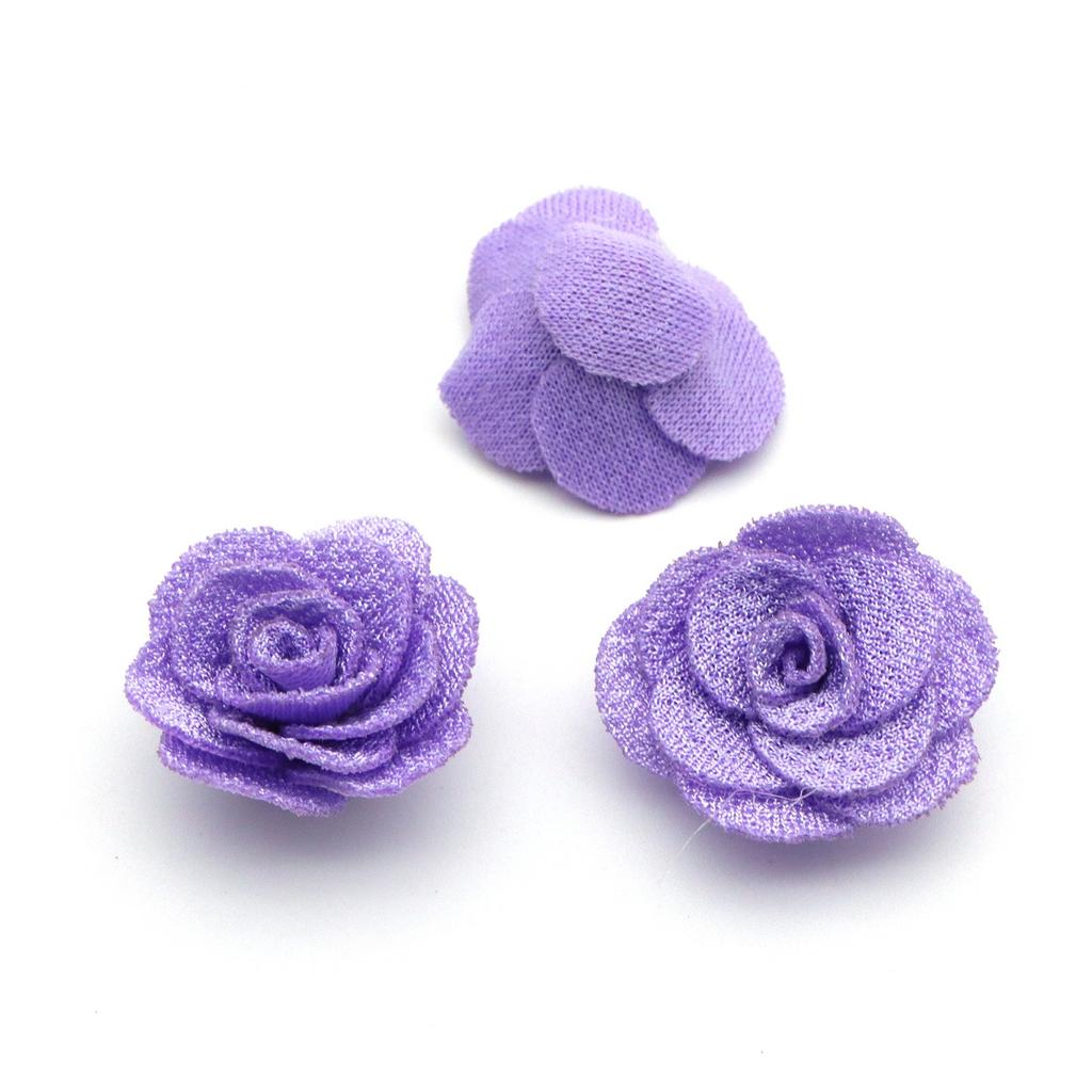 20 шт. 2,5 см 3D сетчатая роза аппликация для DIY головных уборов заколки для волос декор аксессуары одежда шляпа обувь поделки швейные нашивки