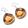 Natural Morganite Gemstone Handmade 925 Sterling Silver Gift Earring 1.77" I6O32