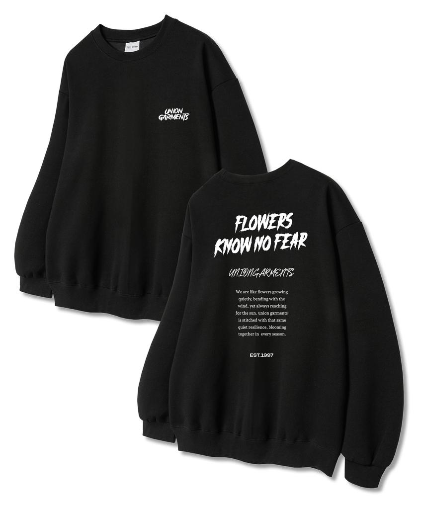 UNION GARMENTS Флисовая толстовка Nouflower Черная
