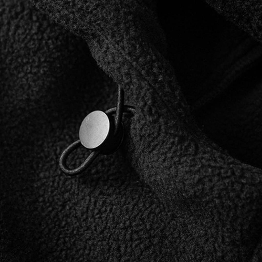 Men's And Women's Solid-color Casual Thickened Fleece Warm Jacket, Men's Hooded Fleece Zipper Sweatshirt Jacket