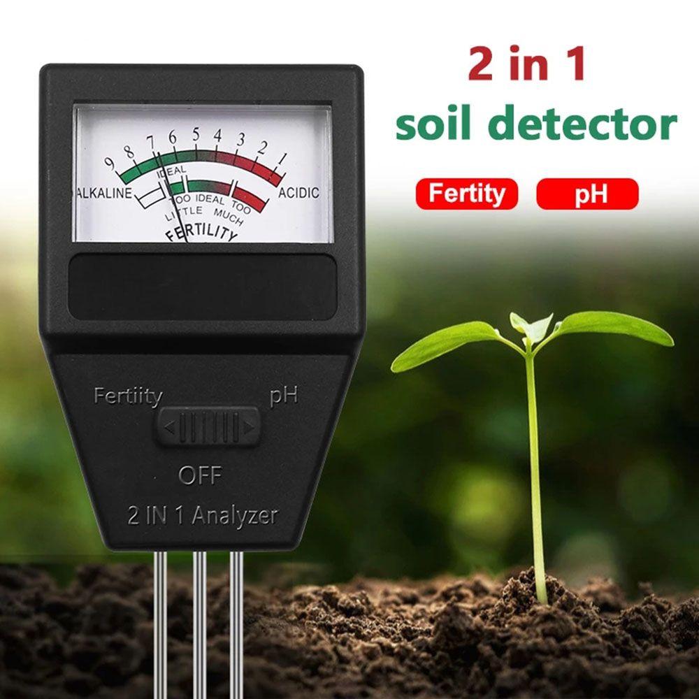 Meter Monitor Plants 2 in 1 Soil PH Fertility Meter Soil PH Tester With 3 Probes Soil Hygrometer