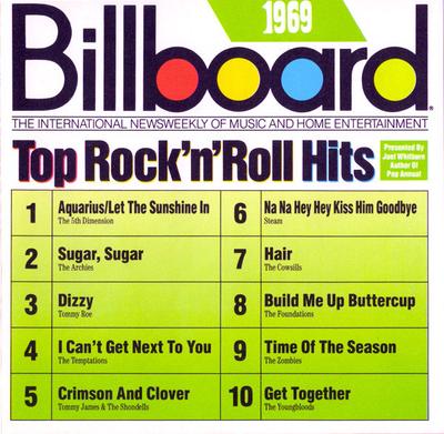 CD РАЗЛИЧНЫЕ - Billboard Top Rock'n'Roll Hits 1969 R270630 RHINO 1989 США Рок Б/у