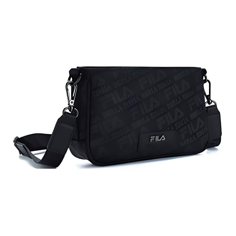 New FILA PU Shoulder Bag, Crossbody Bag Small Women's Black F13W338168F-BK