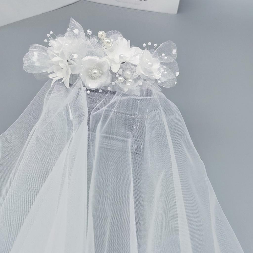 Elegant Bridal Veil With Comb Double Layer Veil Bridal Headpiece Wedding Accessory Fashionable Wedding Veil