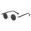 New Retro Oval Gradient Women Sunglasses  Luxury Fashion Metal Small Frame Rivet Outdoor Sun Protection Men
