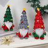 Christmas Dwarf Faceless Old Figurine Creative Fireplace Ornament Festive Family Gnome Decoration for Fireplace Table Center TV Stand