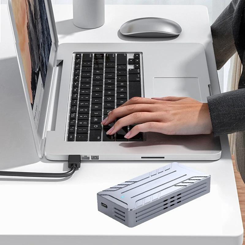 Корпус для твердотельного накопителя USB 4.0 40 Гбит/с USB-C M.2 NVMe SSD, внешний жесткий диск USB 4.0, коробка для Macbook, iPad, телефона, ноутбука