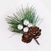Snowflake Jute Rope & Red Berry Christmas Bouquet DIY Wreath Accessories