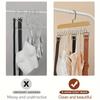 New 1 PCS Multi-functional Solid Wood Hanger Hook Women Storage Bra Hanger Home Belt Hanger Durable 8 Hooks Rack Closet Clothes Organizer