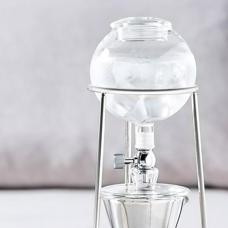 Ice Drop Coffee Pot Glass Handmade Extraction Pot Transparent Drip-type Coffee Maker Coffee Appliance Set
