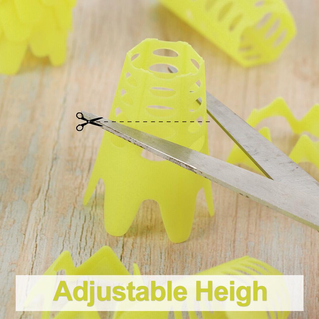 20Pcs Plastic Golf Tees Reusable Lightweight Simulator Portable Golf Mat Tees for Home Outdoor Indoor Turf and Driving Range