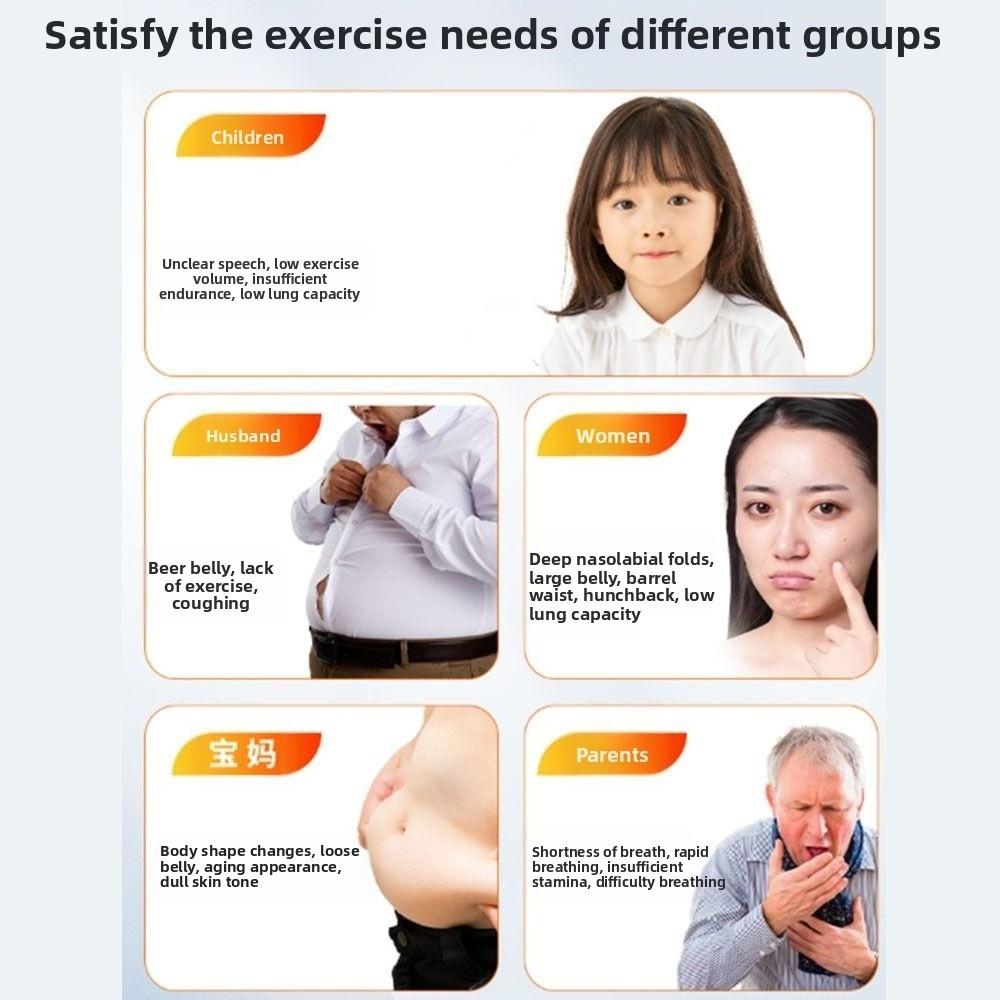Resistance Respiratory Trainer Muscle Trainer Abdominal  Breathing Muscle Training  Yoga