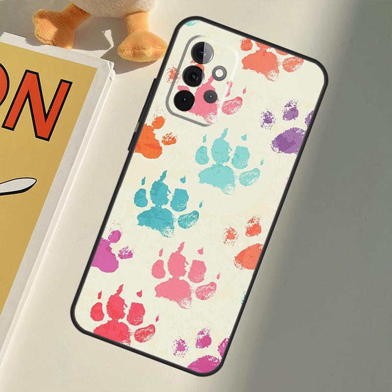 Друзья Собаки Кошки Питомцы Лапы Для Samsung Galaxy A26 A16 A06 A56 A36 A05 A22 A32 A52 A54 A34 A14 A55 A15 A53 A33 A35 Чехол